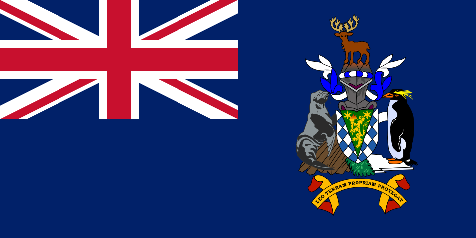 Flag of the South Georgia and the South Sandwich Islands