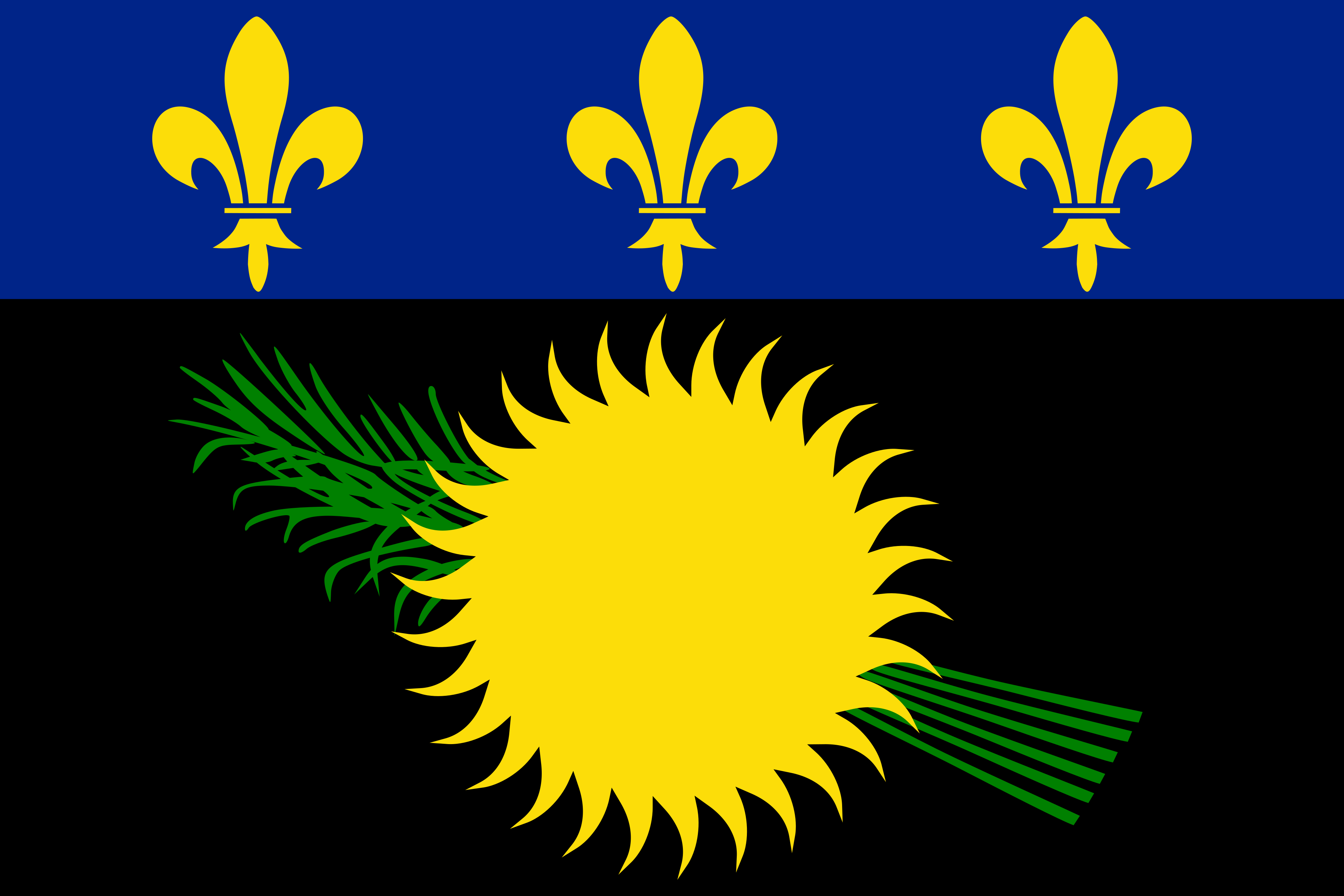 Unofficial Flag of Guadeloupe