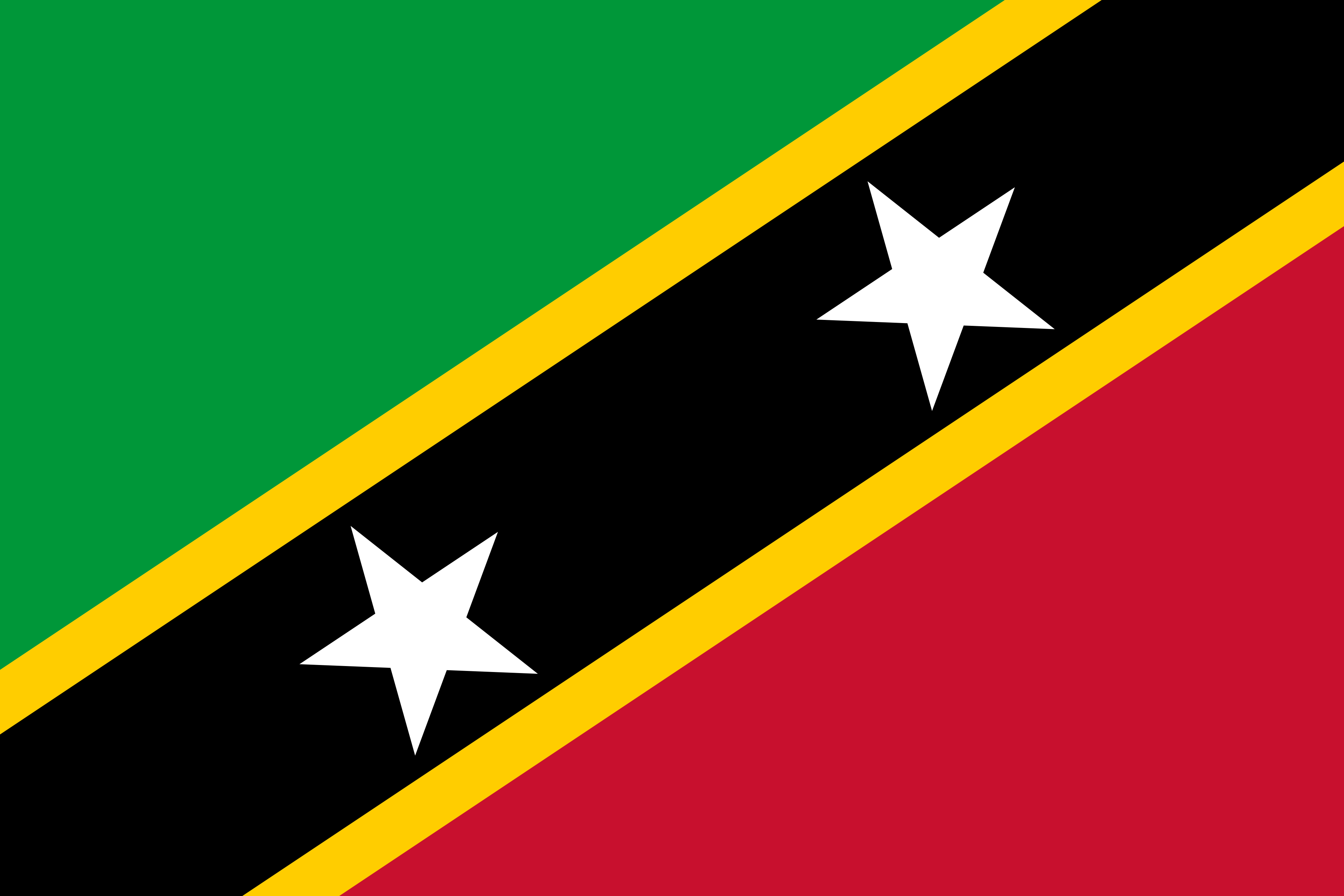 Map of Saint Kitts and Nevis